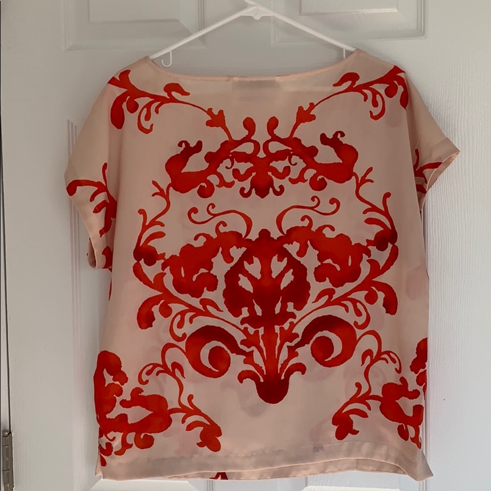 LOFT Boatneck Scroll Top - Picture 6 of 8